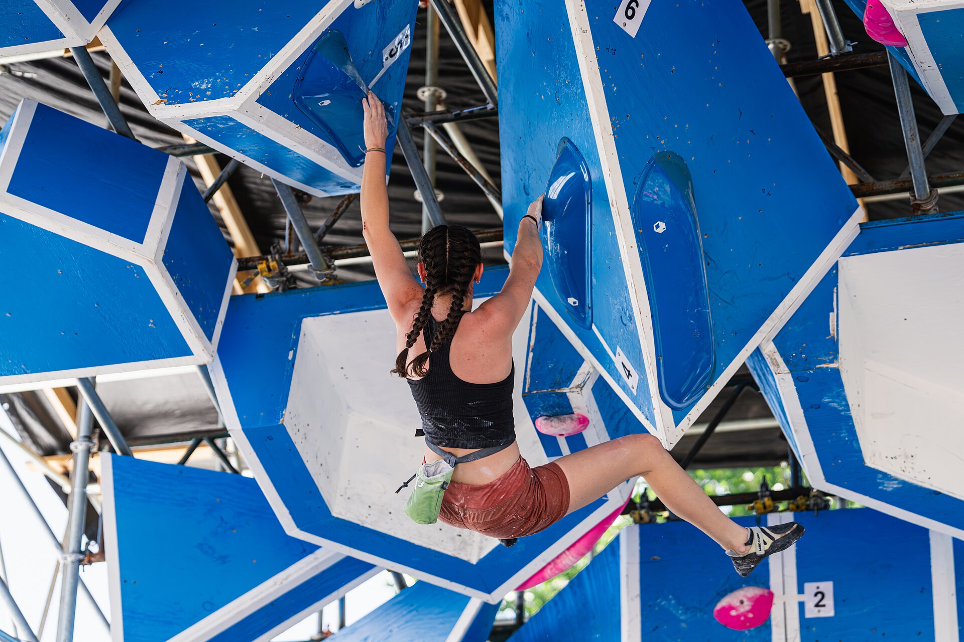 Participants competing in the Boulder Bash Competition at Dominion Energy Riverrock on May, 16, 2026