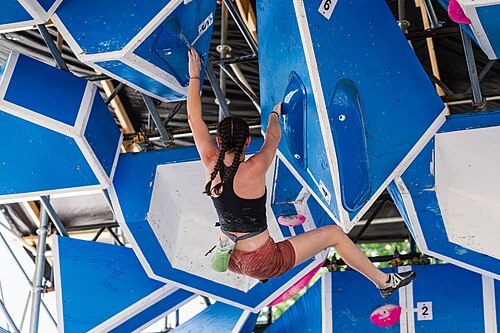 Participants competing in the Boulder Bash Competition at Dominion Energy Riverrock on May, 16, 2026