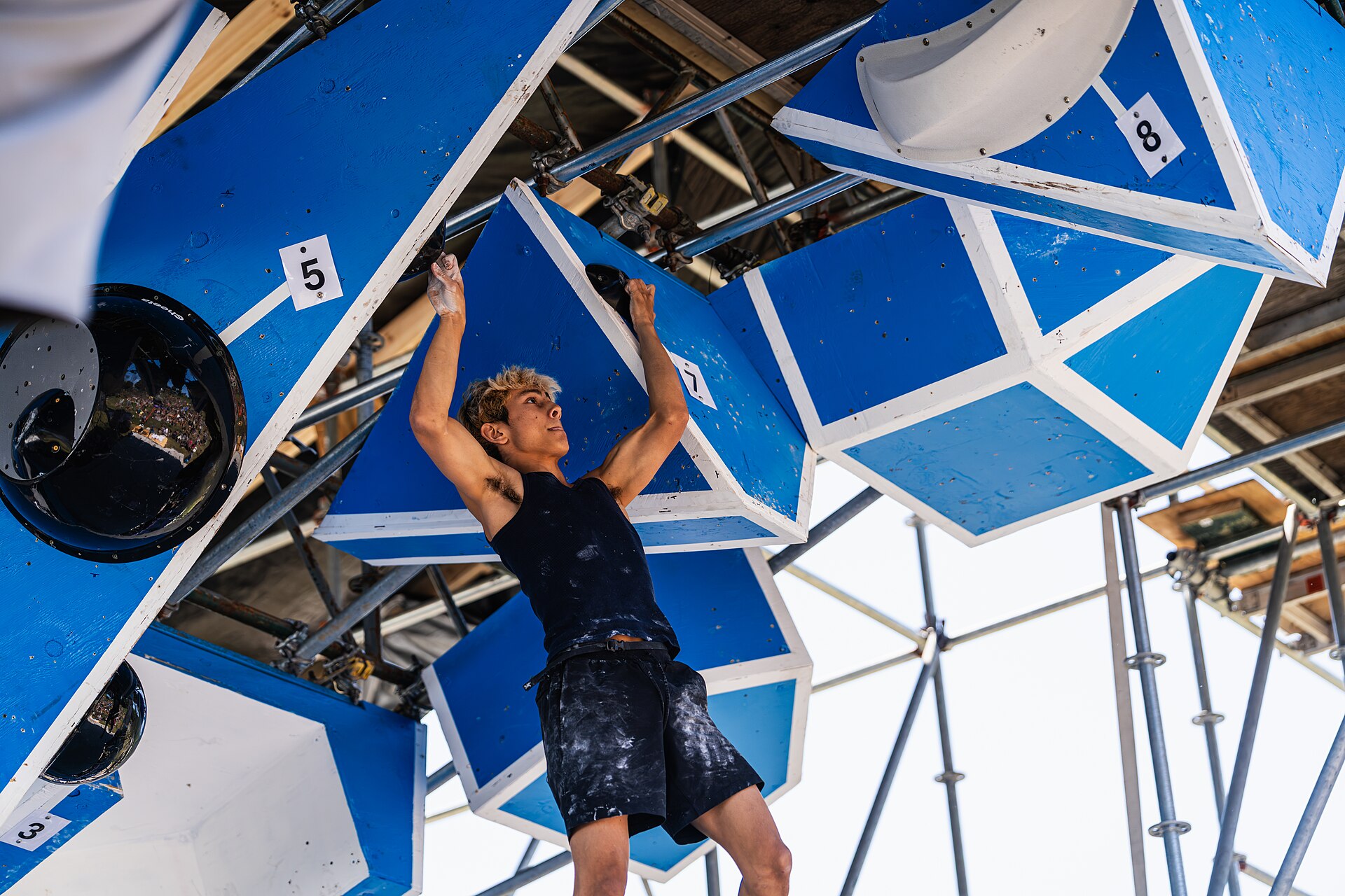 Participants competing in the Boulder Bash Competition at Dominion Energy Riverrock on May, 16, 2026
