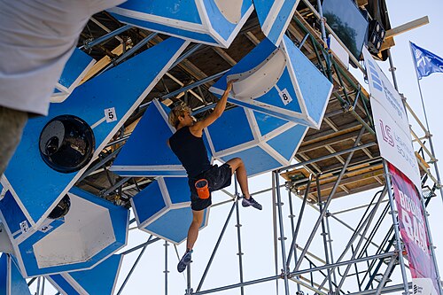 Participants competing in the Boulder Bash Competition at Dominion Energy Riverrock on May, 16, 2026
