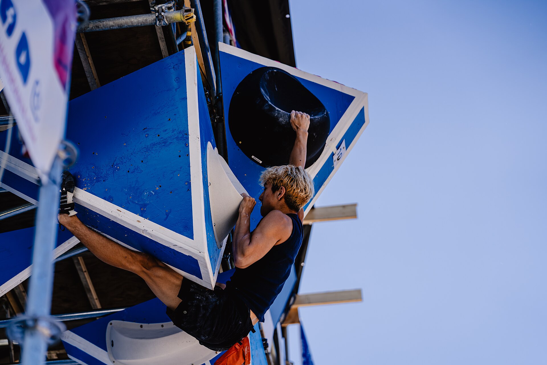 Participants competing in the Boulder Bash Competition at Dominion Energy Riverrock on May, 16, 2026