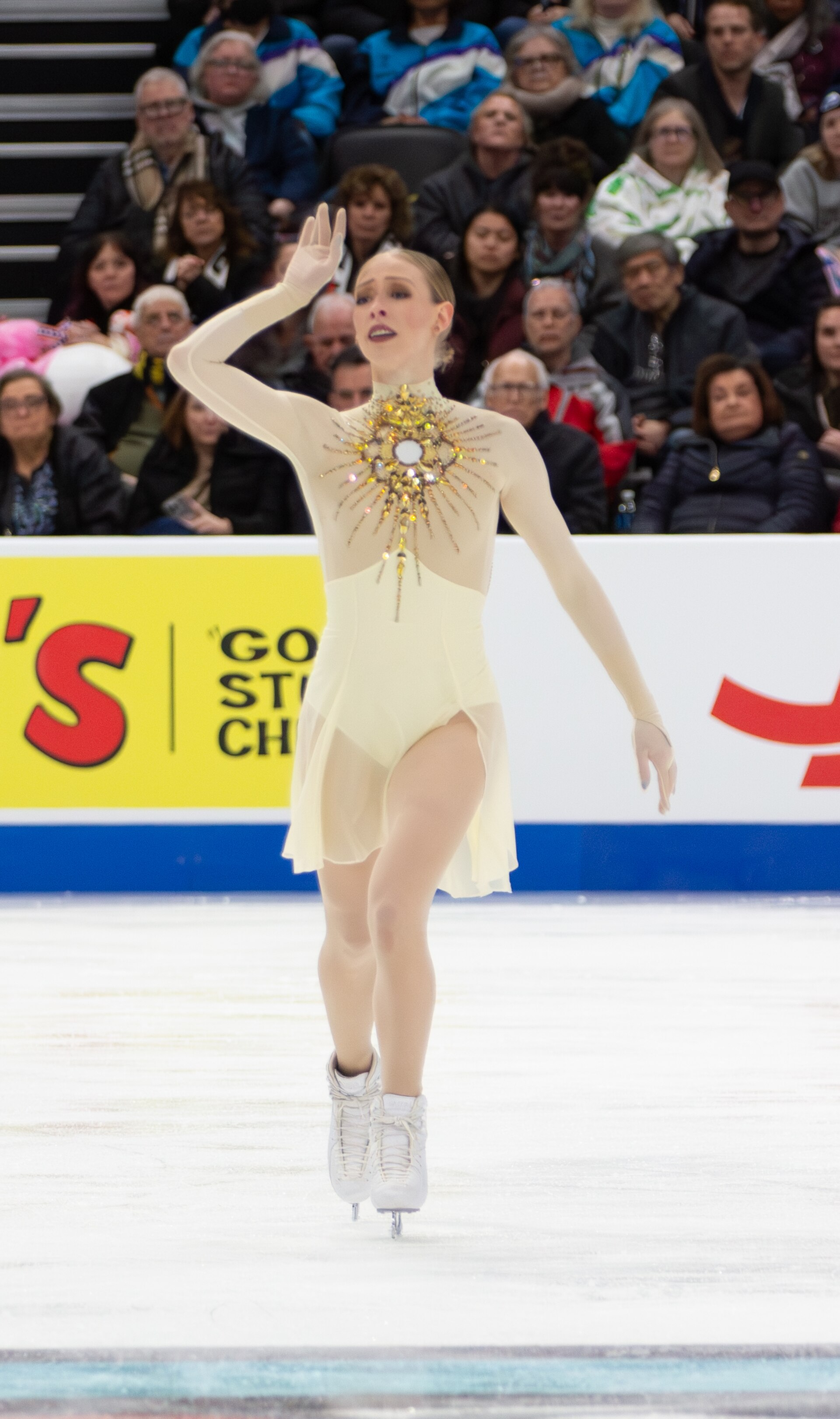 Bradie Tennell performs during the women’s free program at the 2026 U.S. National Championships.