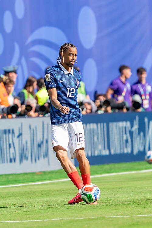 Bradley Barcola during France v Senegal on 16 June 2026 at the 2026 FIFA World Cup at NY/NJ Stadium in East Rutherford, NJ