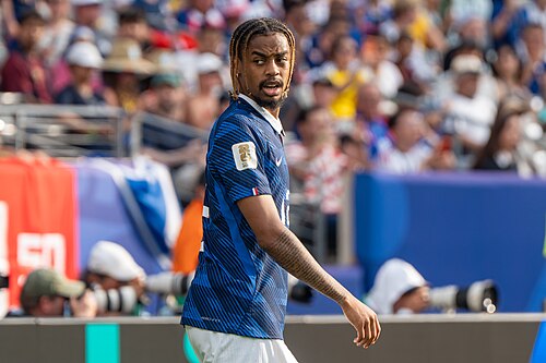 Bradley Barcola during France v Sweden at the 2026 FIFA World Cup
