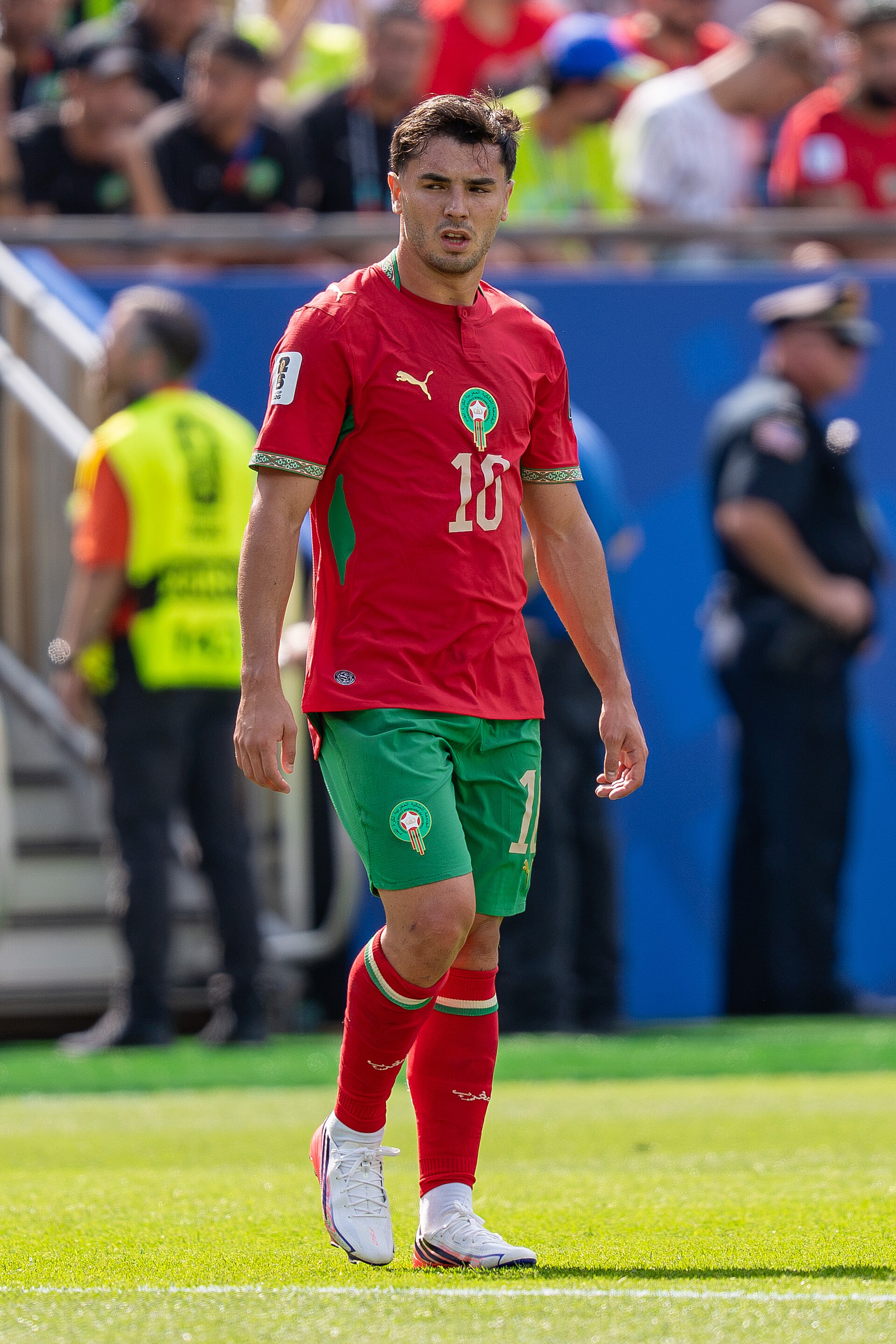 Brahim Diaz during France v Morocco at the 2026 FIFA World Cup