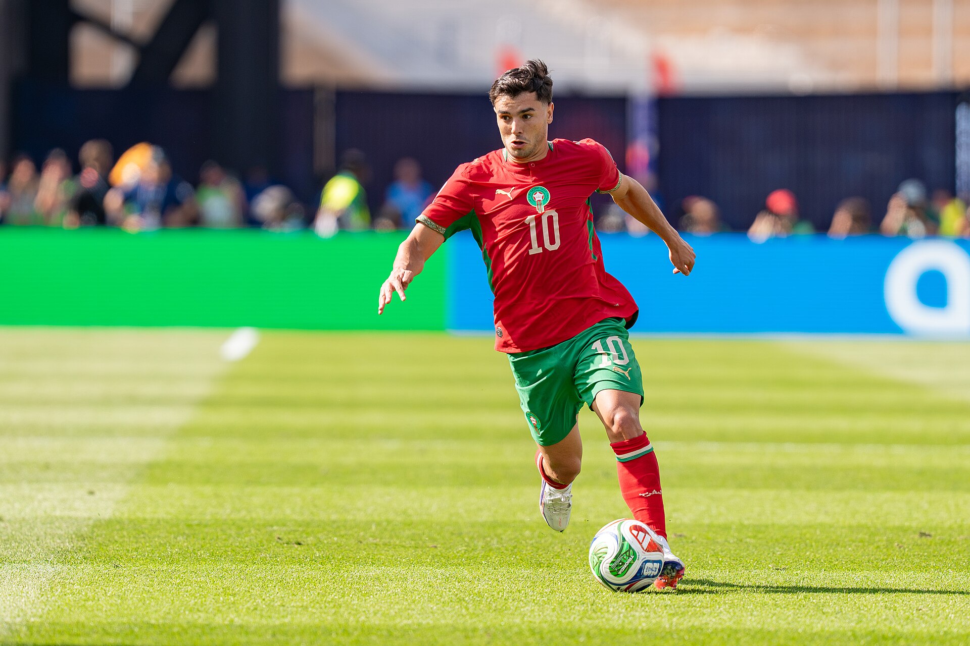 Brahim Diaz during France v Morocco at the 2026 FIFA World Cup