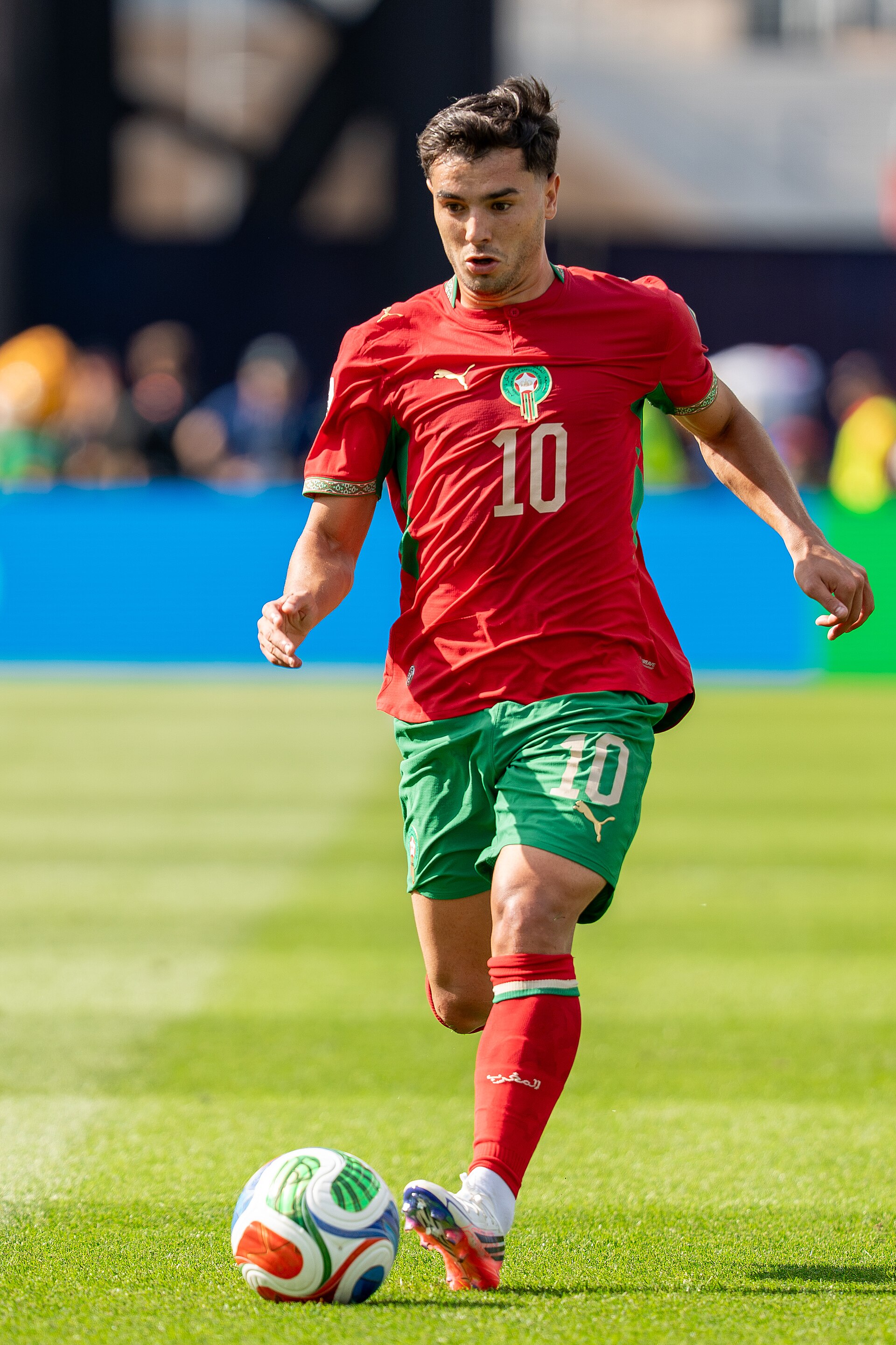 Brahim Diaz during France v Morocco at the 2026 FIFA World Cup
