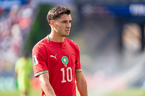 Brahim Diaz during France v Morocco at the 2026 FIFA World Cup