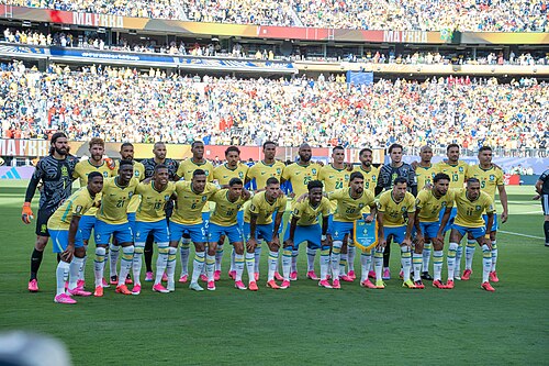 Brazil World Cup Roster during Brazil v Morocco on 13 June 2026 at the 2026 FIFA World Cup at NY/NJ Stadium in East Rutherford, NJ