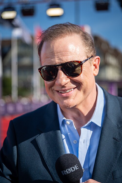 Brendan Fraser at the Deauville American Film Festival on red carpet 2026