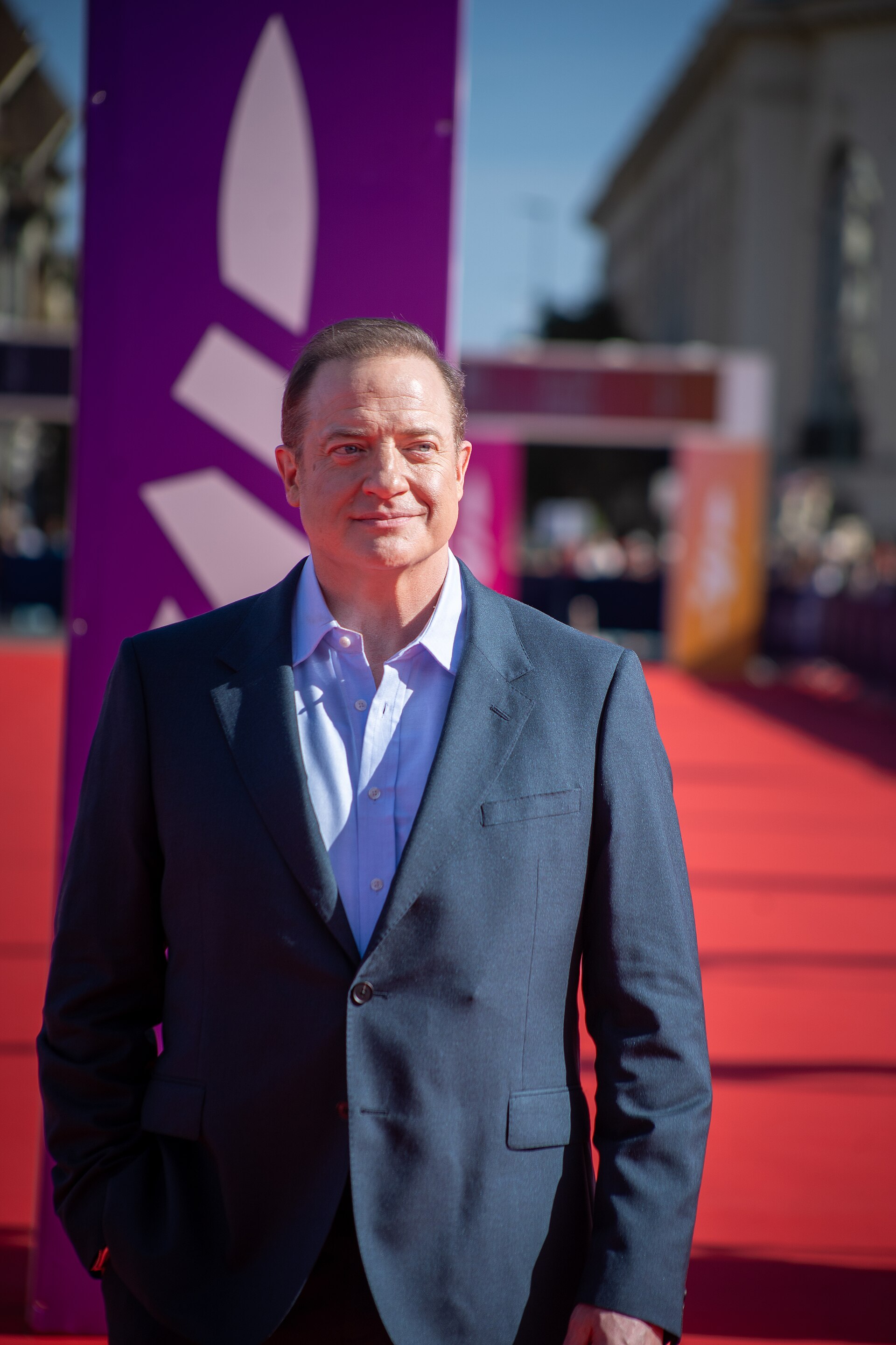 Brendan Fraser at the Deauville American Film Festival on red carpet in 2026