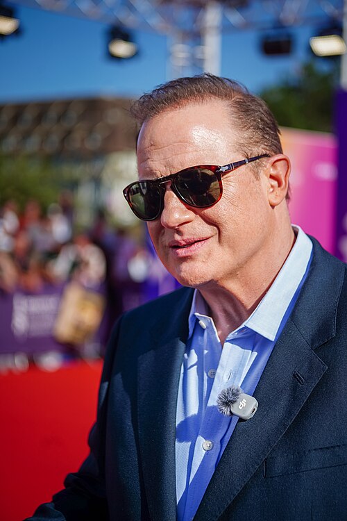 Brendan Fraser at the Deauville American Film Festival on red carpet in 2026