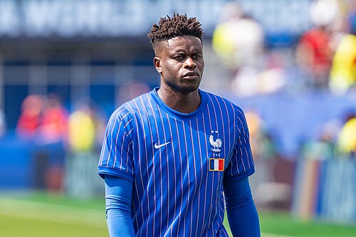 Brice Samba during France v Morocco at the 2026 FIFA World Cup