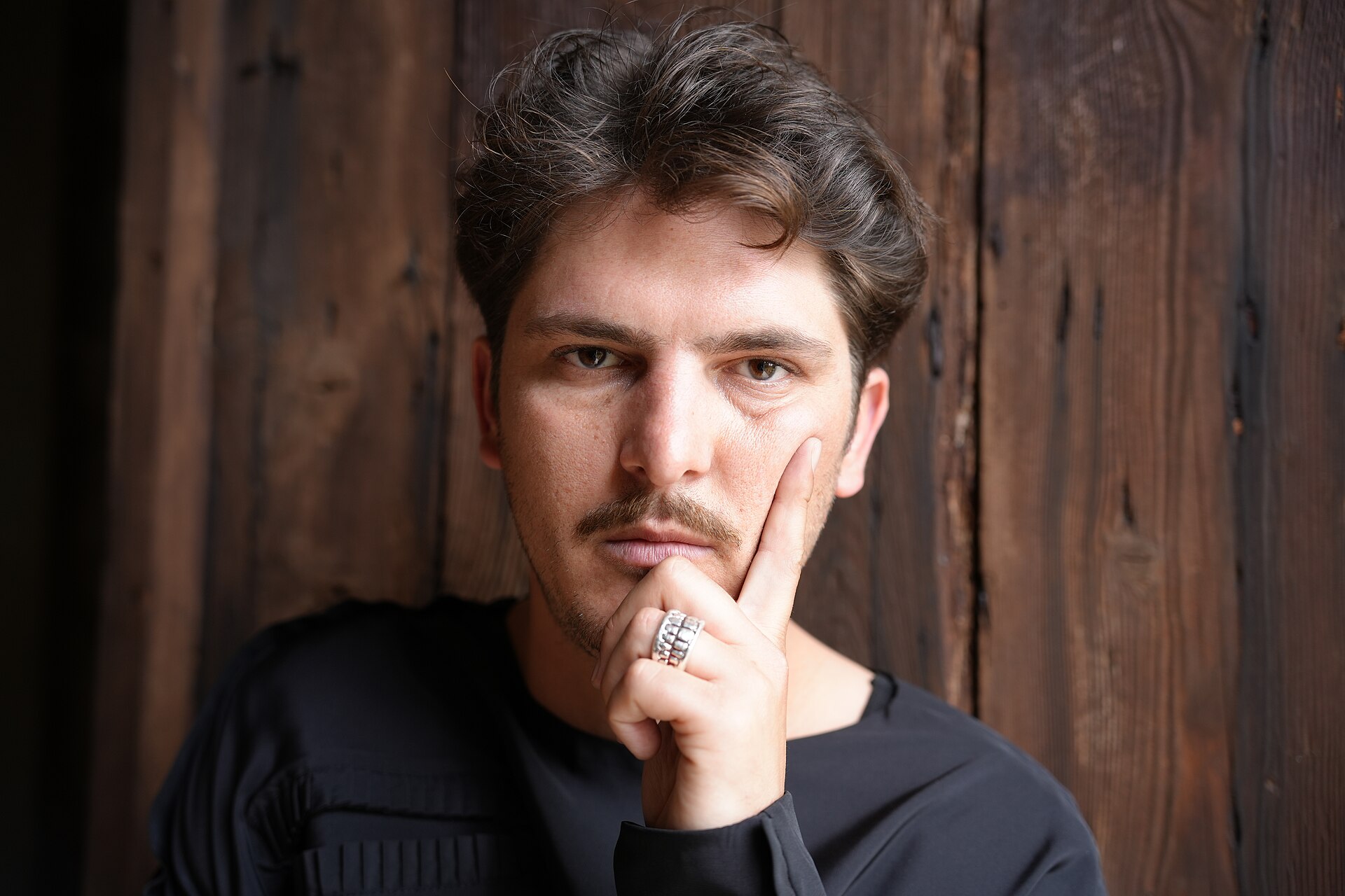 Brilant Milazimi, artist from Kosovo, at 2026 Venice Biennale.