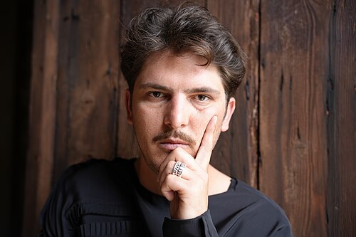 Brilant Milazimi, artist from Kosovo, at 2026 Venice Biennale.
