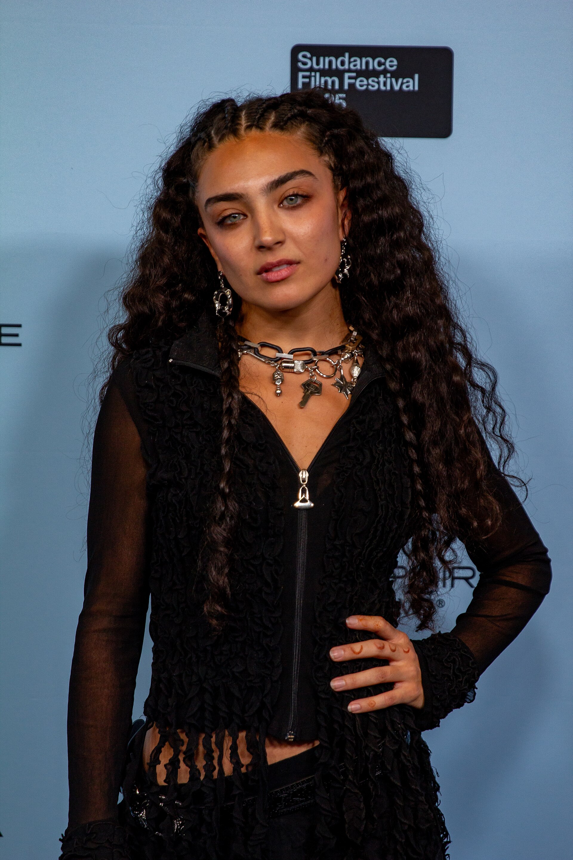 Brooke Maroon, actor, at the 2025 Sundance Film Festival for the movie Chasers.