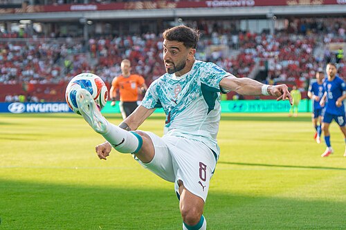 Bruno Fernandes during Croatia v Portugal on 2 July 2026 at the 2026 FIFA World Cup