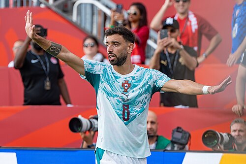 Bruno Fernandes during Croatia v Portugal on 2 July 2026 at the 2026 FIFA World Cup