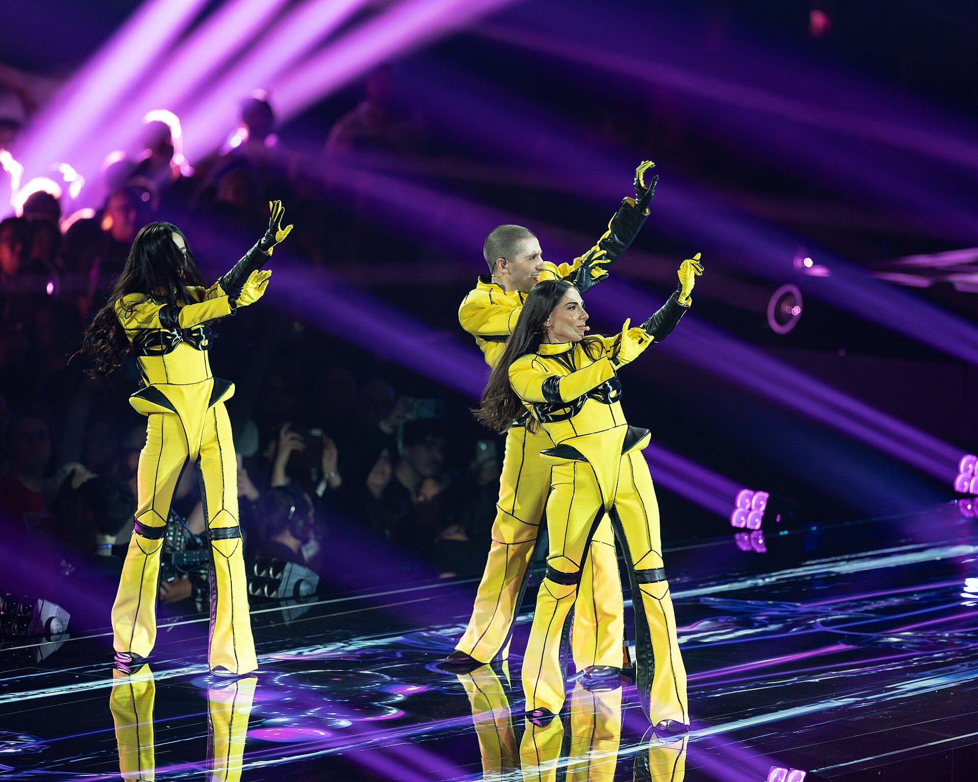 Bzikebi performing On Replay, representing Georgia in the 1st Semi Final of the 2026 Eurovision Song Contest in Vienna