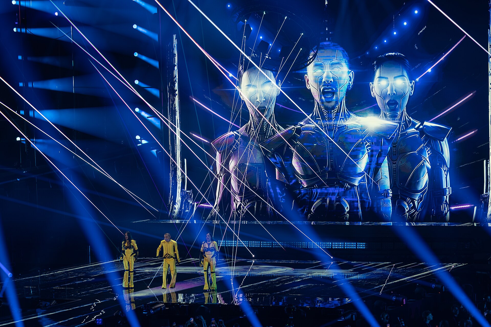 Bzikebi performing On Replay, representing Georgia in the 1st Semi Final of the 2026 Eurovision Song Contest in Vienna