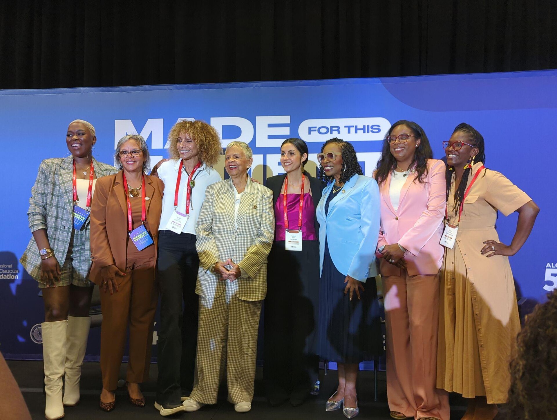 Robin Kelly, Michelle Hurd, Bonnie Watson Coleman, Yasmin Vafa, Yvette Clarke, Dr. Candice Nicole Hagrons