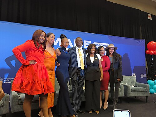 Ben Crump and Jasmine Crockett at the 2025 Congressional Black Caucus Foundation Annual Legislative Conference.
