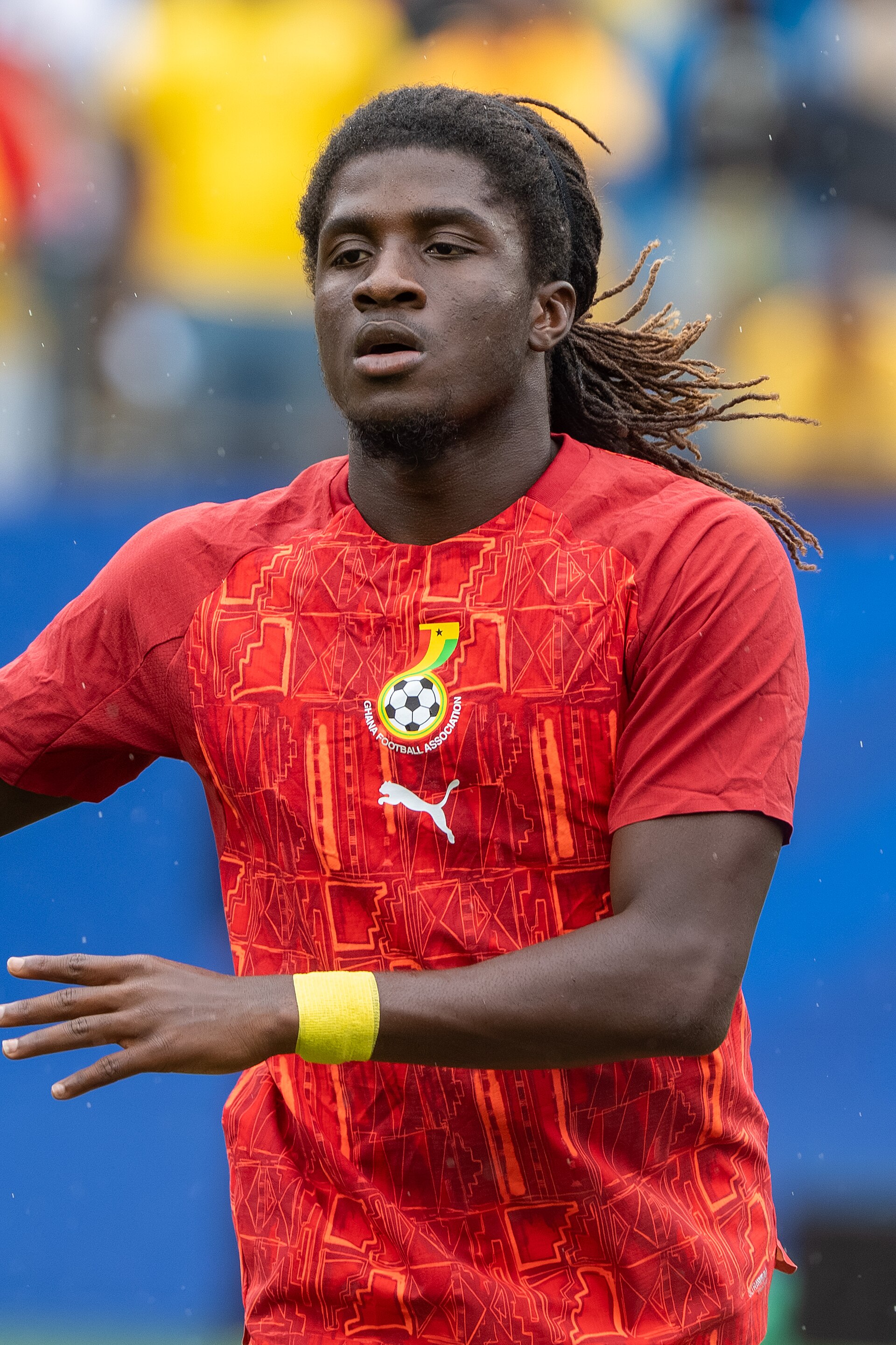 Caleb Yirenkyi during England v Ghana on 23 June 2026 at the 2026 FIFA World Cup