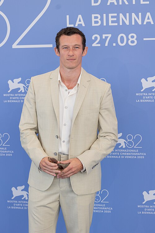 Callum Turner, Actor, at 82nd Venice International Film Festival in Venice, Italy for the film Rose Of Nevada.