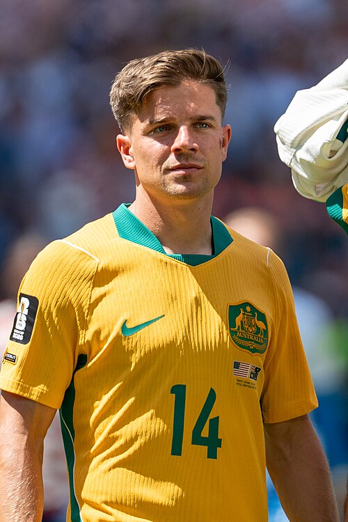 Cameron Devlin during United States v Australia on 19 June 2026 at the 2026 FIFA World Cup