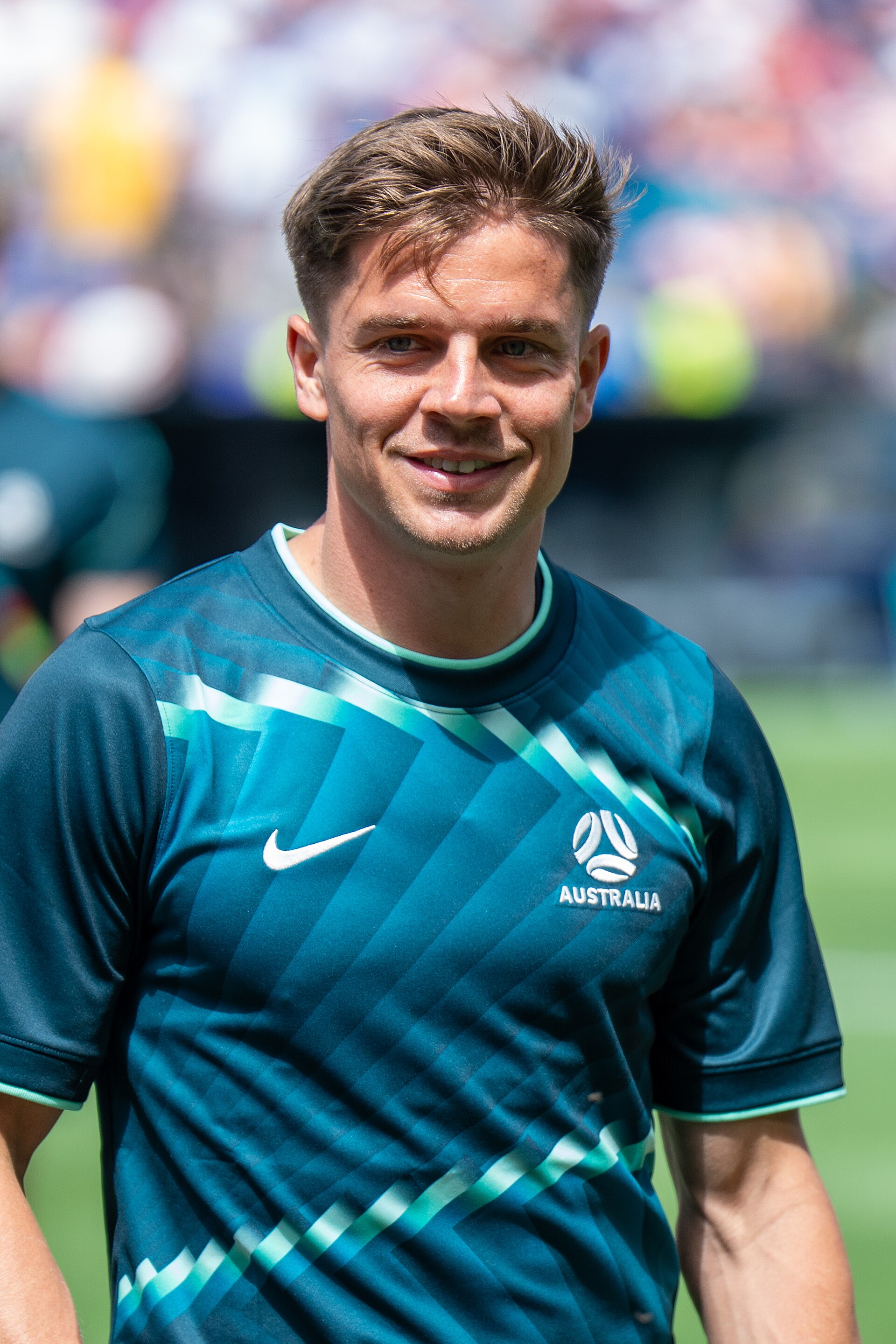 Cameron Devlin during United States v Australia on 19 June 2026 at the 2026 FIFA World Cup