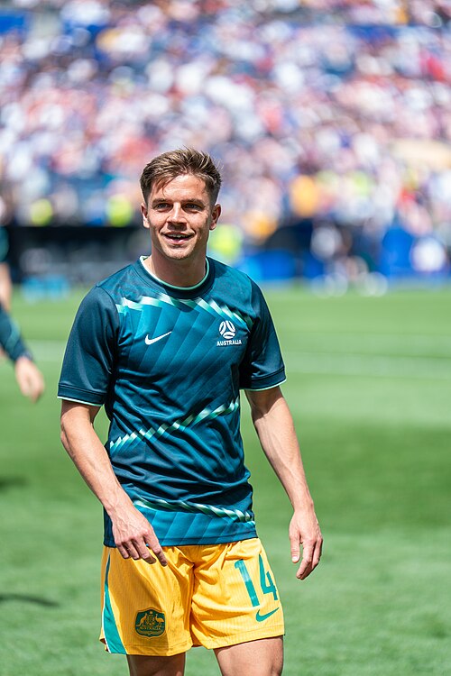 Cameron Devlin during United States v Australia on 19 June 2026 at the 2026 FIFA World Cup