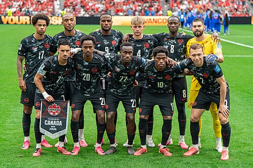 Canada Starting XI during Canada v Qatar on 18 June 2026 at the 2026 FIFA World Cup