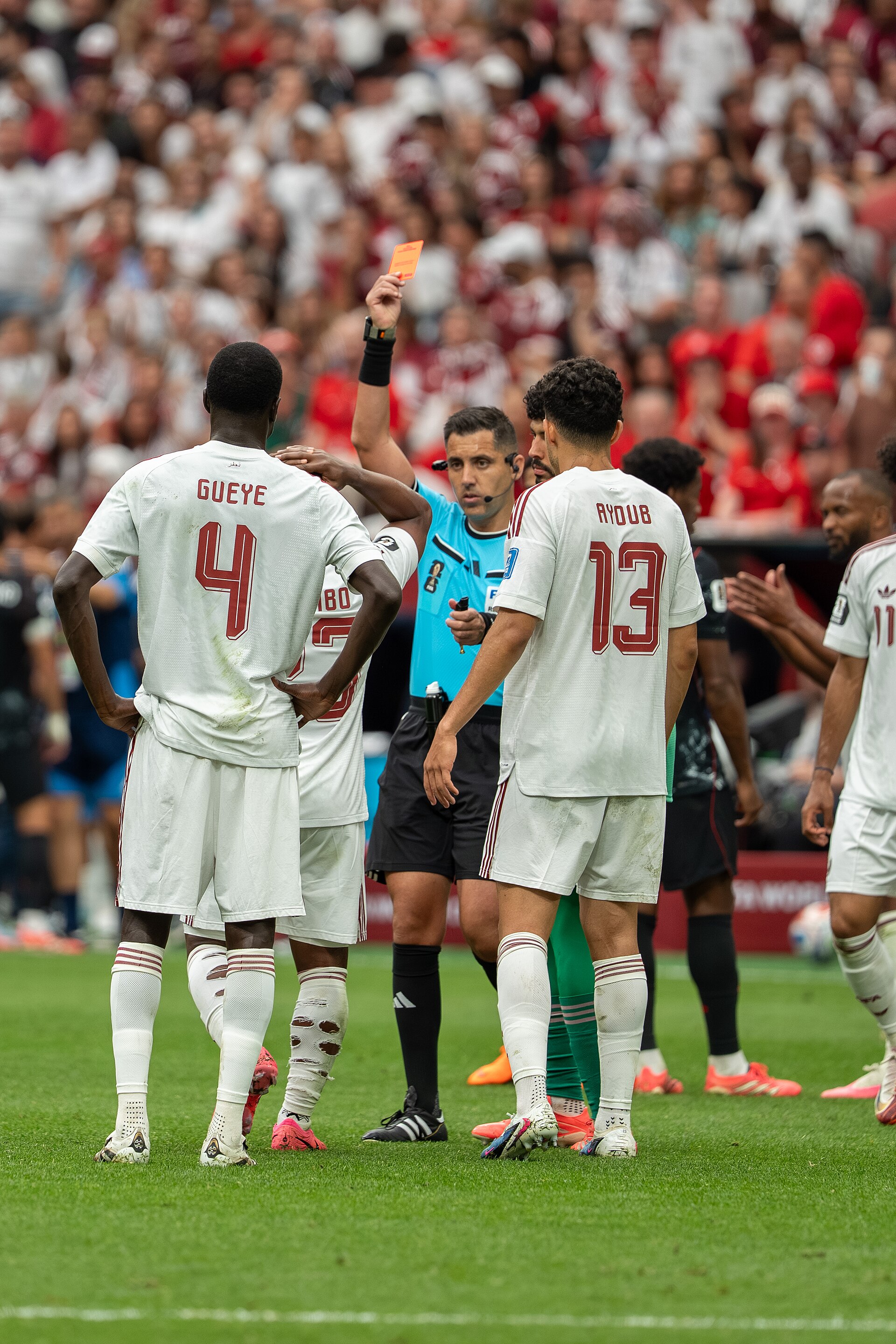 Assim Madibo during Canada v Qatar on 18 June 2026 at the 2026 FIFA World Cup