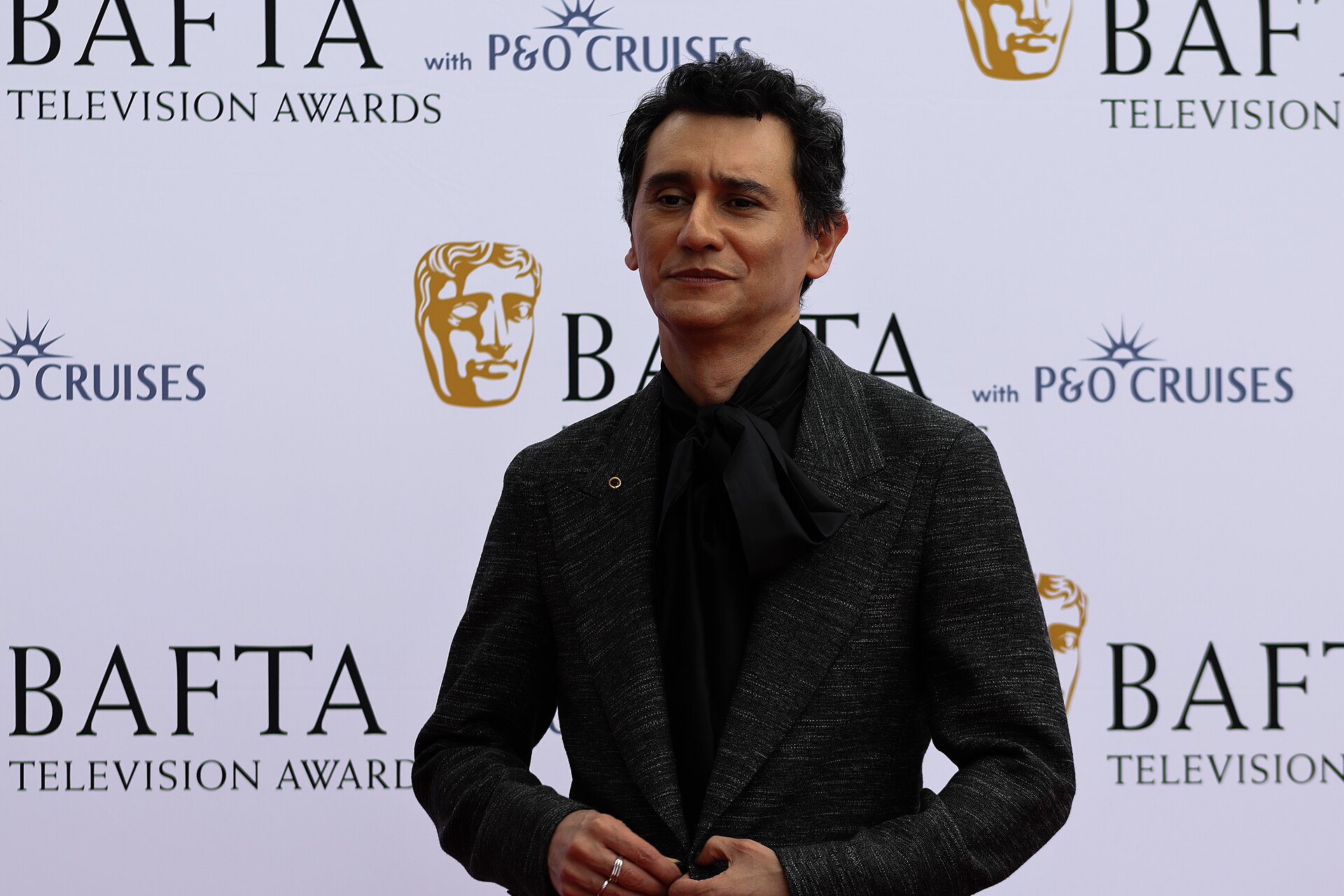 Carlos Manuel Vesga at the TV BAFTA red carpet, May 26