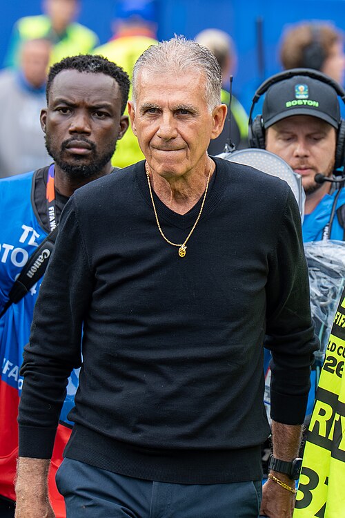 Carlos Queiroz during England v Ghana on 23 June 2026 at the 2026 FIFA World Cup