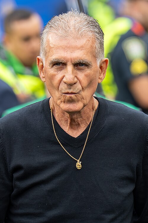 Carlos Queiroz during England v Ghana on 23 June 2026 at the 2026 FIFA World Cup