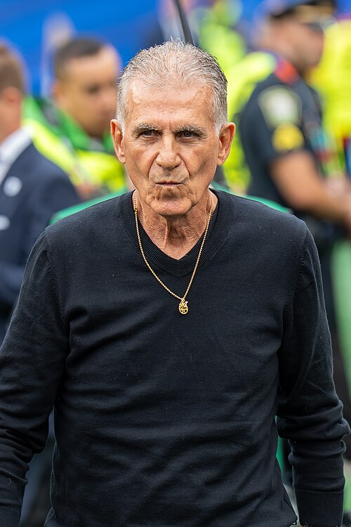 Carlos Queiroz during England v Ghana on 23 June 2026 at the 2026 FIFA World Cup