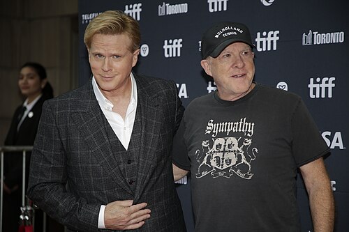 Cary Elwes and Cassian Elwes at the Dead Man's Wire Premiere at TIFF 2025.