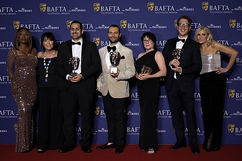 Pictured From Left - Diane Parish, Jessie Wallace, Kyri Zindilis, Chris Clenshaw, Dee Hellier, Ben Wadey, Michelle Collins