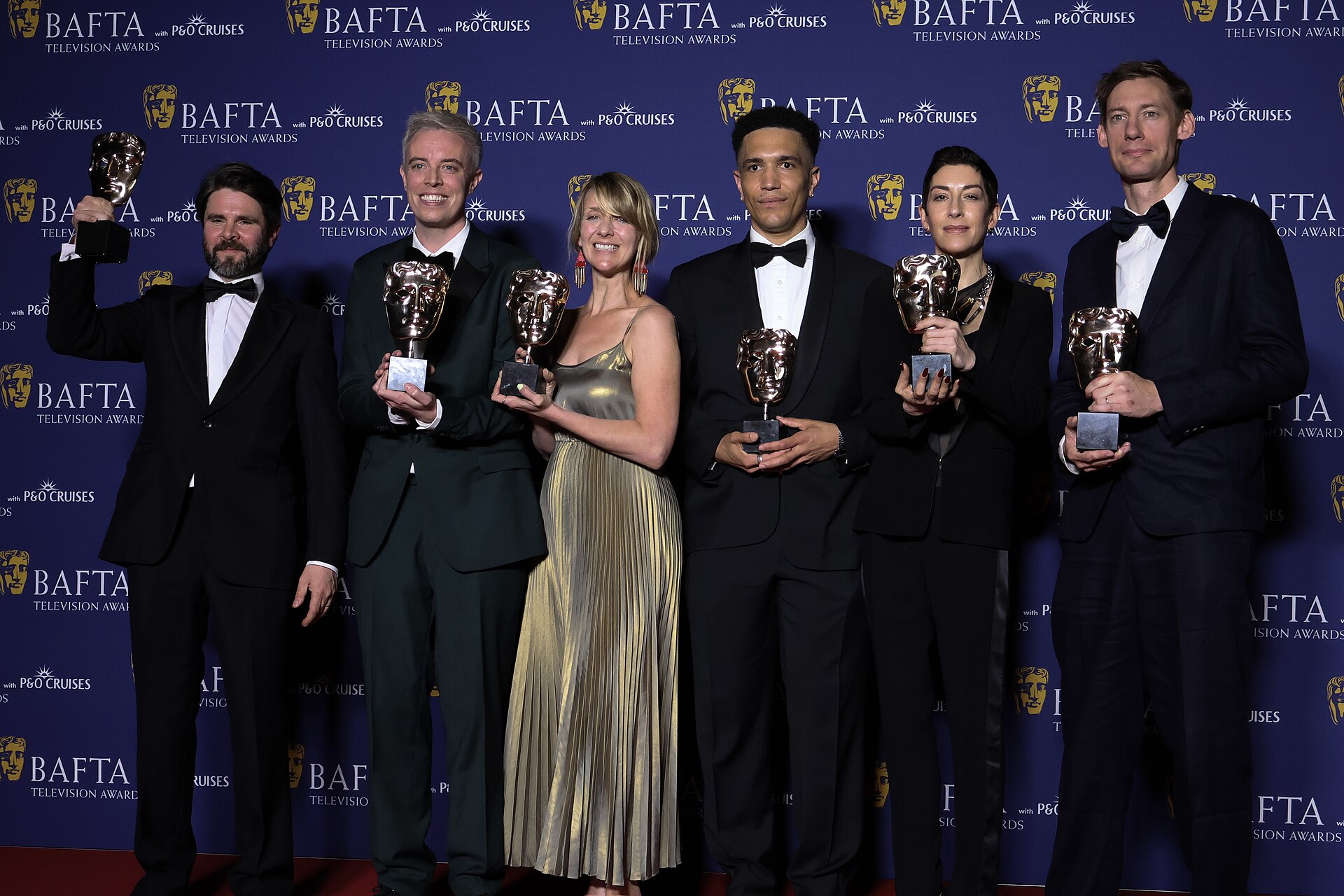 Pictured from Left - Benedict Sanderson, Tom Cross, Katie Greening, Otto Burnham, Kira Phillips, Hamish Ferguson