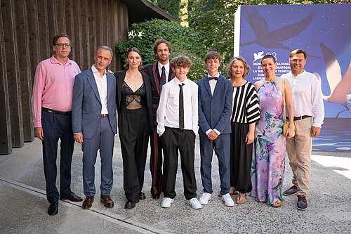Cast and crew of Eklipse at Venice Film Festival 2026.