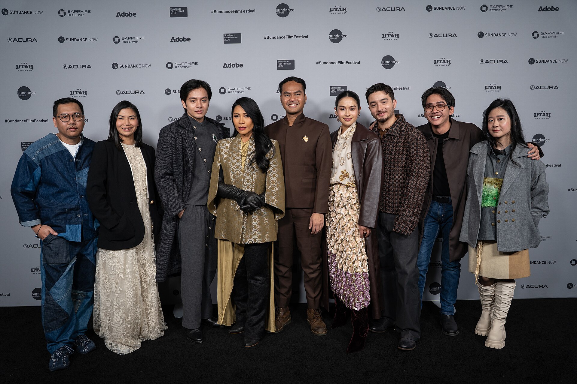 Cast and crew of Levitating (Para Perasuk) at Sundance Film Festival 2026.