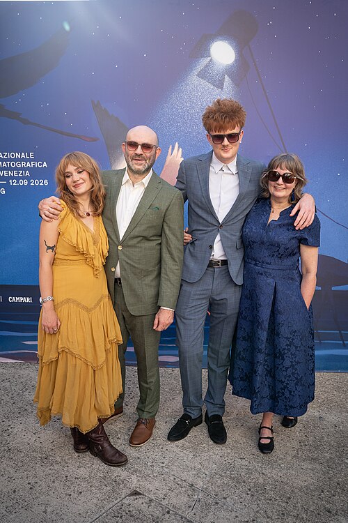 Cast and crew of Too Much Sugar at Venice Film Festival 2026.