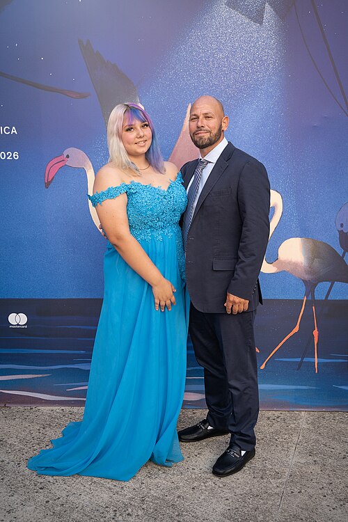 Cast and crew of Too Much Sugar at Venice Film Festival 2026.