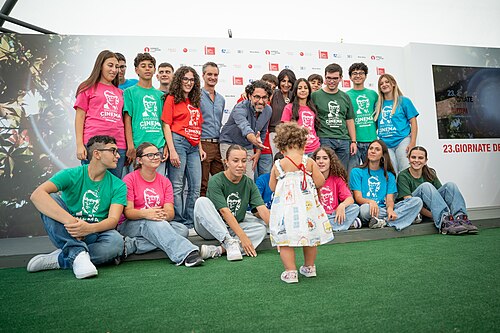 Cast and crew of Waiting for Ken Loach at Venice Film Festival 2026.