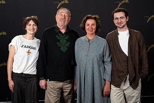 Cast of I Rarely Wake Up Dreaming at the 79th Locarno Film Festival 2026