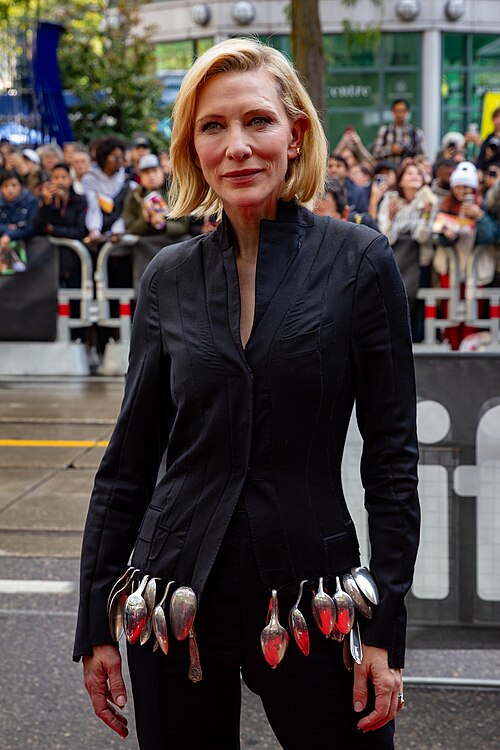 Cate Blanchett, actor, at the 2024 Toronto International Film Festival (TIFF) for the movie Disclaimer.