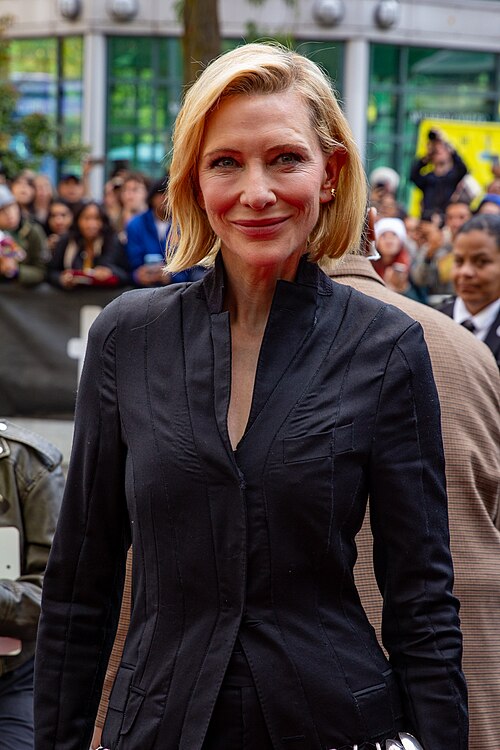 Cate Blanchett, actor, at the 2024 Toronto International Film Festival (TIFF) for the movie Disclaimer.