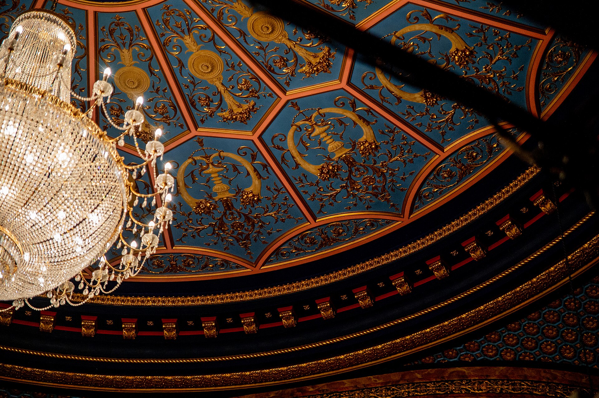 Ceiling details, Interiors of The Royal Lyceum Theatre, Edinburgh