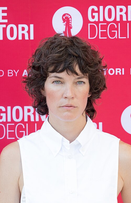 Celia Rowlson-Hall, model, at 83rd Venice International Film Festival in Venice, Italy for the film Miu Miu Women's Tales .
